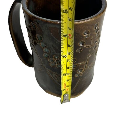 pottery coffee pour over set Artist Signed Handmade Studio Art - Picture 11 of 16